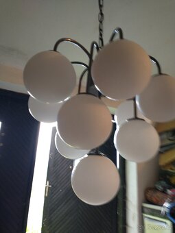 3 retro lustre 10 guľové sputniky - 9