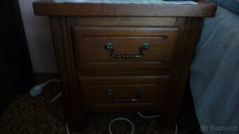 Manželská postel rustikal - 9