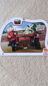 Puzzle velké, dřevěné, skládačka, hodiny, dětský doktor - 9