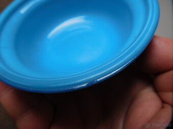 DÓZA - MODRÁ - MALACHIT - JADE SKLO - 9