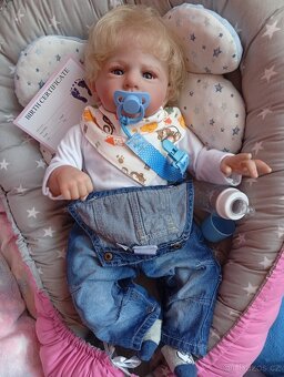 Realistická Reborn panenka chlapeček Cameron - 9