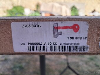 Prodám dveře interiérové buk 80L - 9