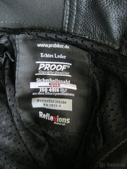 Kožené dámské moto kalhoty PROBIKER PRX vel.38 - 9