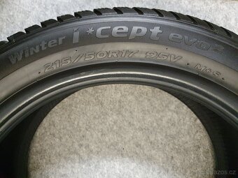 2x -- 215/50 R17 Zimní pneu Hankook Winter icept evo 2 -- - 9