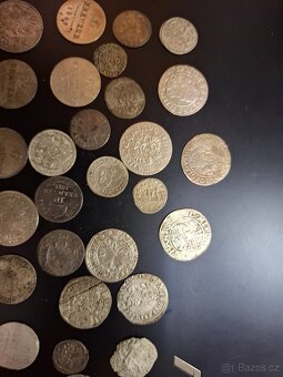 Stříbrné mince 81 ks Pražské groše, středověk,atd - 9