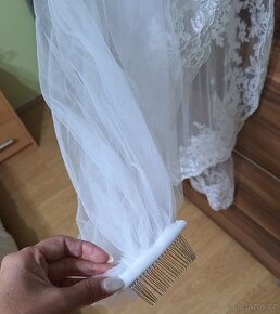 Svatební šaty + závoj - 9