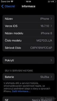 Apple iPhone 8 256 GB Silver - 9