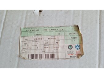odkládací vak pod plato Škoda Fabia I (6Y) DMA410001 - 9