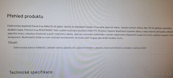 PROFI Pájecí stanice ERSA ANALOG 60 A, antistatická - 9