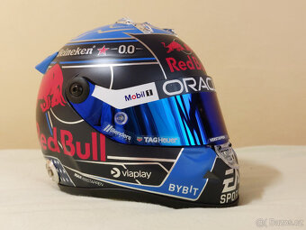 Predám Max Verstappen USA 2024 Red Bull F1 helma 1:2 - 9