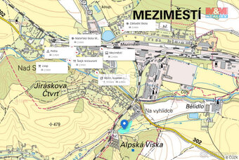 Prodej pozemku k bydlení, 1747 m², Meziměstí, ul. Tovární - 9