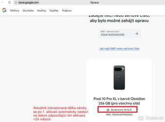Google Pixel 10 Pro XL 256B Obsidian NOVÝ NEROZBALENÝ - 9