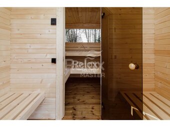 Zahradní finská sauna 3,5M s předsíní - 9