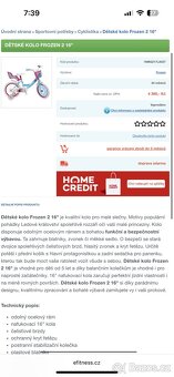 Dívčí kolo FROZEN velikost 16 - 9