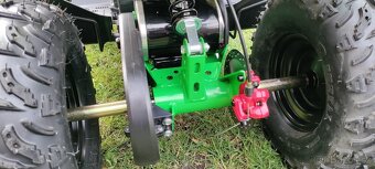 Nová dětská Elektrická čtyřkolka Tori 1200W zelená - 9