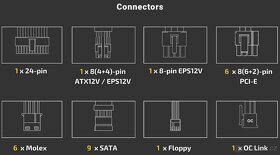 Počítačový zdroj ANTEC HCP 850W Platinum - 9