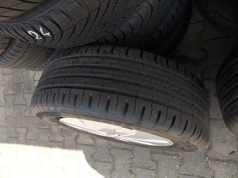 4ks orig. 16" plech disků Audi + letní pneu 205/60 R16 - 9