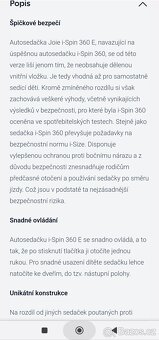 Autosedačka JOIE I-spin 360 E - 9