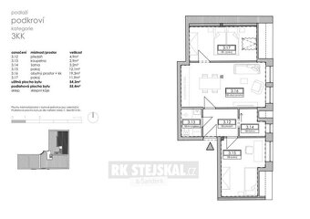 Prodej bytu 3+kk ve Vimperku (54 m²) - 9