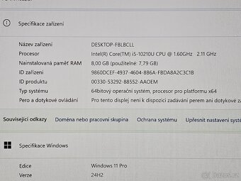 ThinkPad X13 gen 1 - i5 10210U, 13,3" FullHD IPS - 9