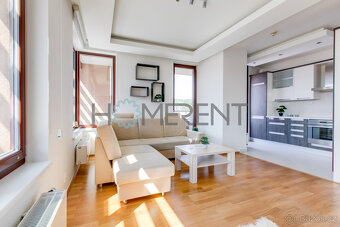 Pronájem bytu 3+kk, (81 m²) s lodžií (30 m²), terasou (30 m² - 9