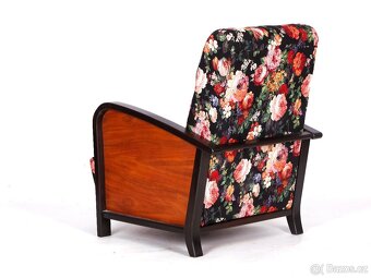 Starožitné křeslo výroba 1930-1940, pěkný stav. - 9