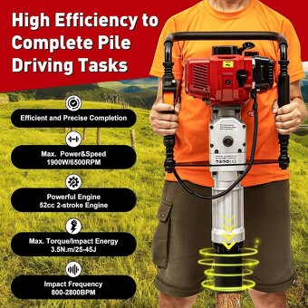 Stojací beranidlo na plot. sloupky - nepoužité zabalené - 9