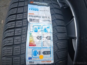 Prodám NOVOU sadu ALU kol Hyundai 235/60R18 zimní - 9