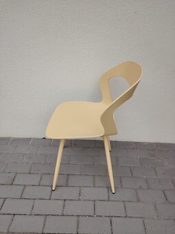 Nový set jídelních židlí, žluté, 4 kusy - 9