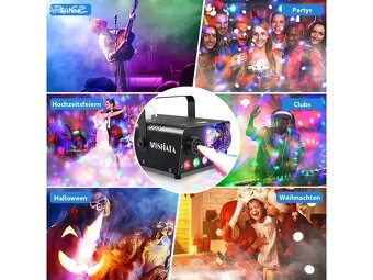 MOSFiATA 600W Smoke Machine RGB LED světla, - 9