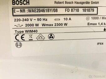 Prodáme pračku Bosch - 9