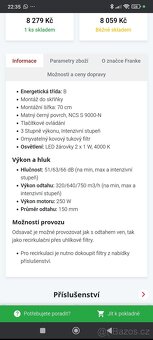 Odsavač par Franke FBFE BK A70 basic - 9