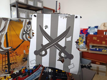 LEGO Pirates 6290 Pirate Battle Ship +návod +box - 9