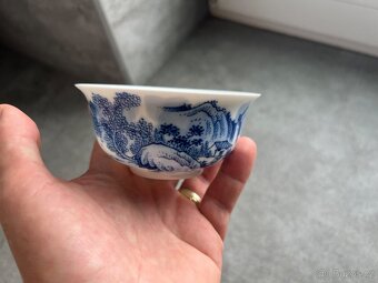 Gaiwan - luxusní porcelán Jing De Zhen + faktura - 9