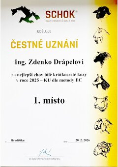 Koza "Česká bílá krátkosrstá". - 9