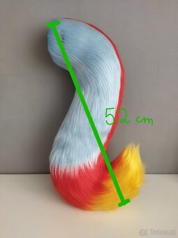 fursuit (hlava, packy s liningem, ocas) - 9