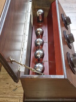 Starožitné rádio Chelsea Super-Five 5, USA, 1925, 5 lampovka - 9