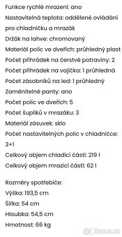Vestavná lednice Haier HBW5519E-NOVÁ- - 9
