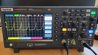 Osciloskop Hantek DSO2D15 150MHz s generátorem 25MHz NOVÝ - 9