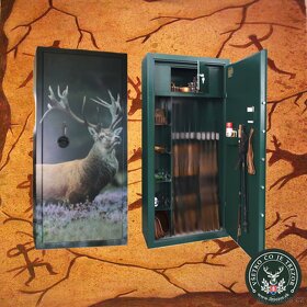 Trezor na 10 zbraní s hunter dekorem - 9