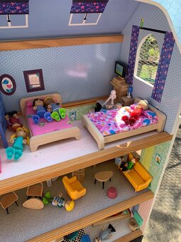 Domečky pro dřevěné panenky s příslušenstvím, pro Barbie - 9