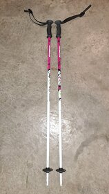 Dětské lyže 110,lyžáky 22,přilba,hůlky - 9