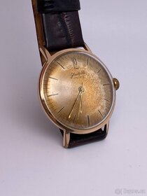 Německé pozlacené hodinky GUB Glashutte  mechanické - 9