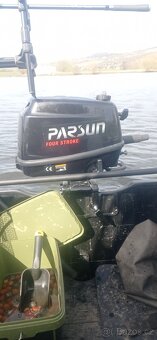 Člun Raptor 470X Wide ALU Green + přístřešek - 9