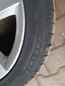 ALU kola 17" ATS, 7.5j,et 32,letní 225/45 pneu TOMKET SPORT - 9