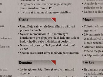Svítící stojánek s reproduktory na PSP - NOVÝ - 9