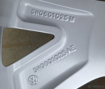 Zánovní orig.alu VW Golf 18" 5x112 model Bergamo - 9
