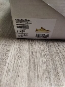 boty Vans vel. 39 kožené, vyjímatelná stélka PopCush UNI - 9