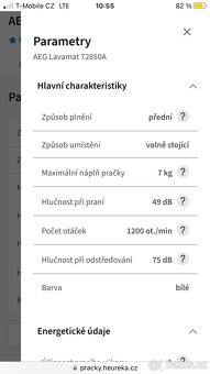 AEG Lavamat 72850A /Anglické popisky displeje/ - 9