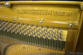 Koncertní pianino C.BECHSTEIN + židlička. ZÁRUKA. - 9